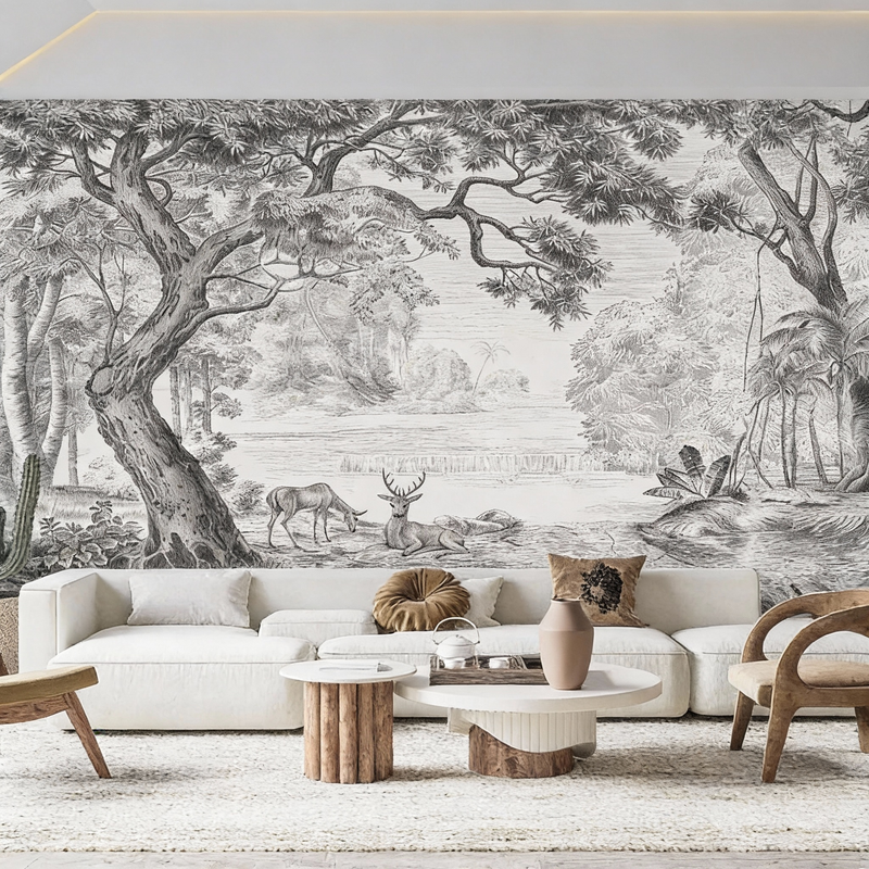 Black and White Wallpaper | Black Forest