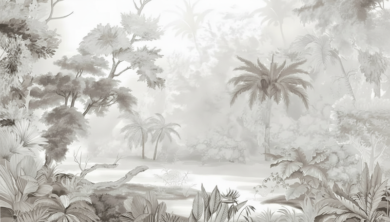 Black and White Wallpaper | Deep Jungle