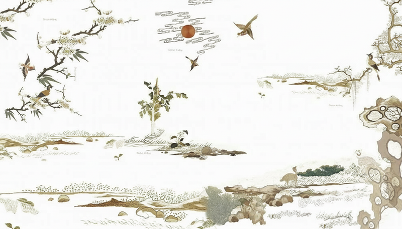 Wallpaper | Artistic Nature Mural