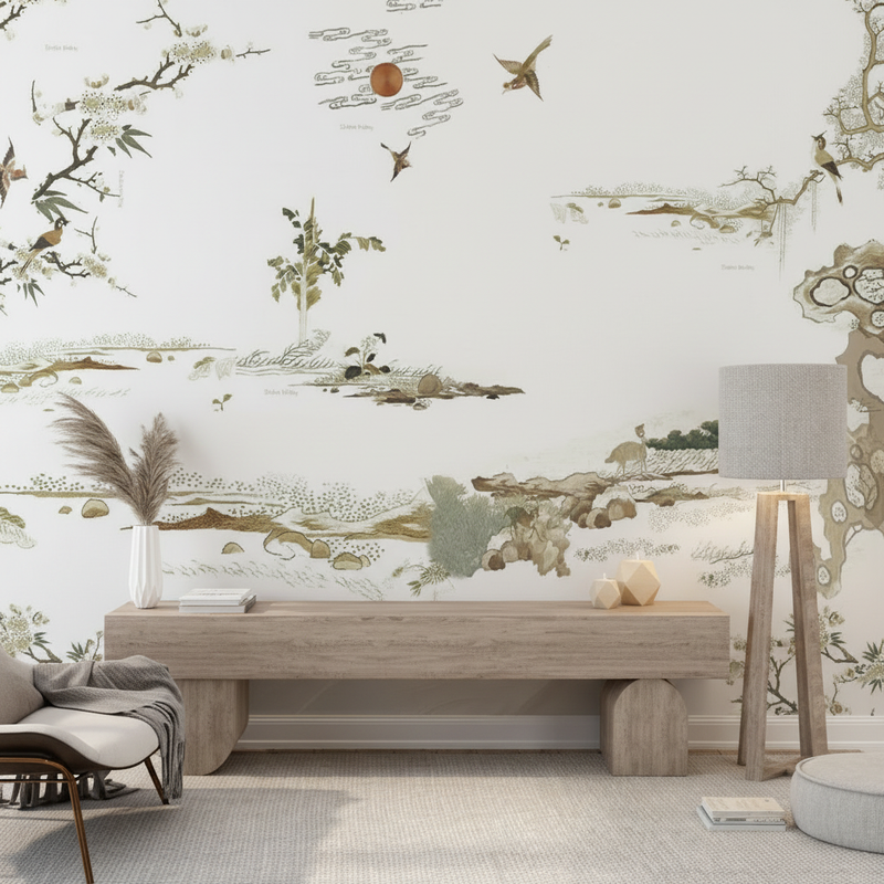 Wallpaper | Artistic Nature Mural