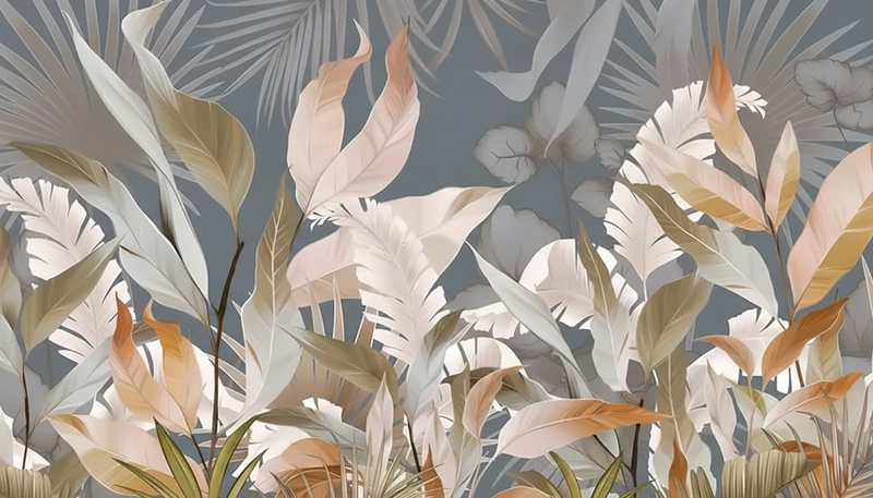 Wallpaper | Tropical Leaves Harmony