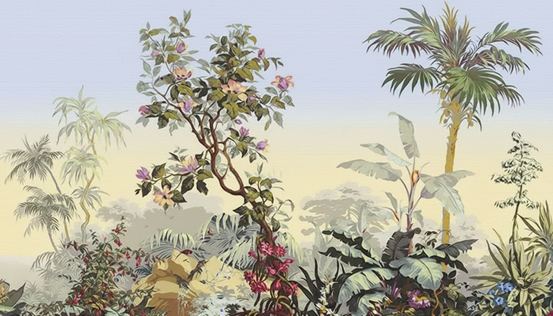 Wallpaper | Exotic Garden Panorama