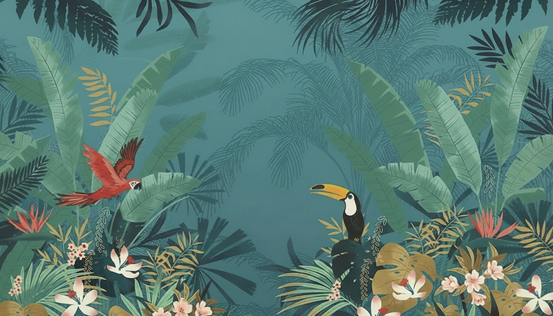 Wallpaper | Tropical Birds Paradise