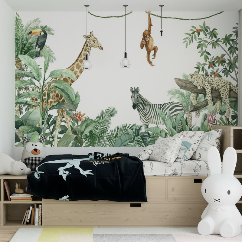 Montessori Wallpaper | Wild Friends