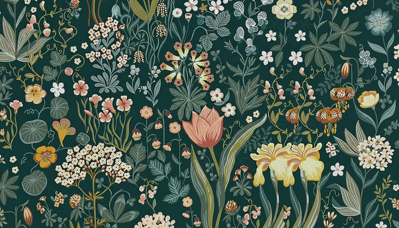 Wallpaper | Enchanted Botanical Garden