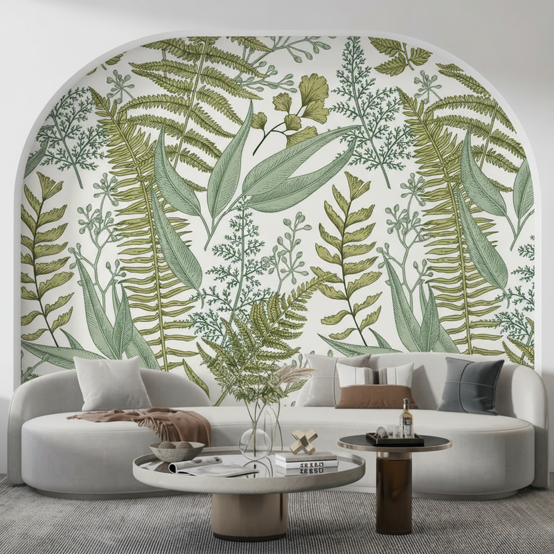 Wallpaper | Soft Botanical Ferns