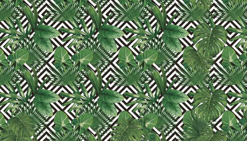 Wallpaper | Tropical Graphic Foliage