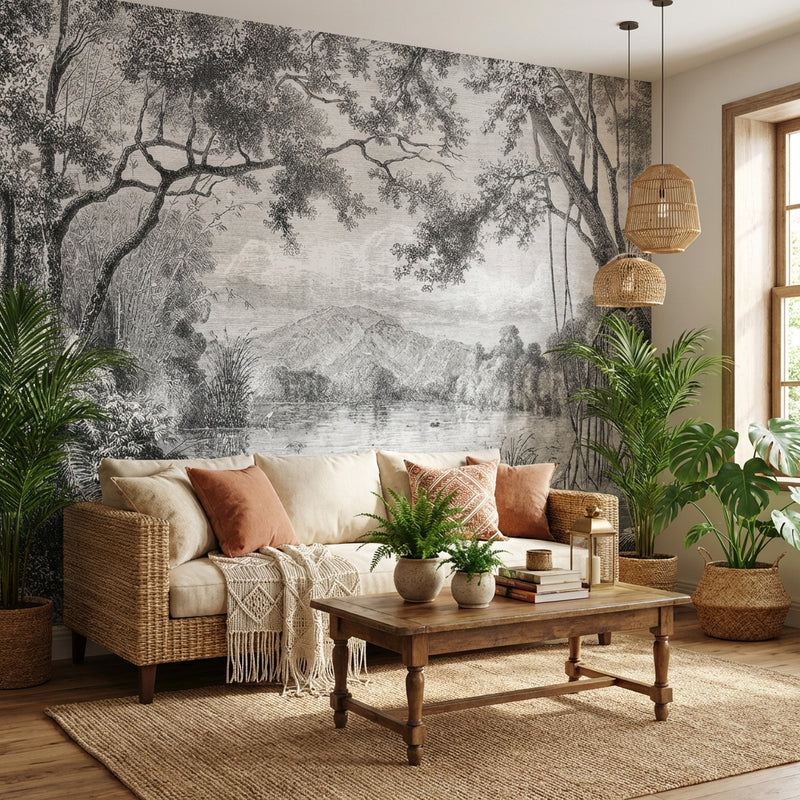 Black and White Wallpaper | Jungle Safari