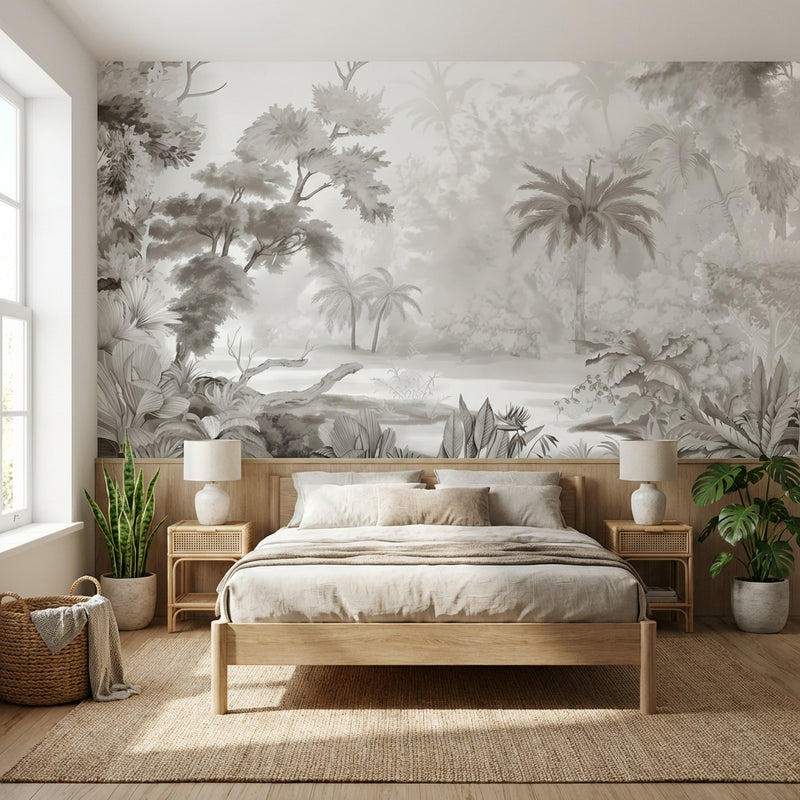 Black and White Wallpaper | Deep Jungle