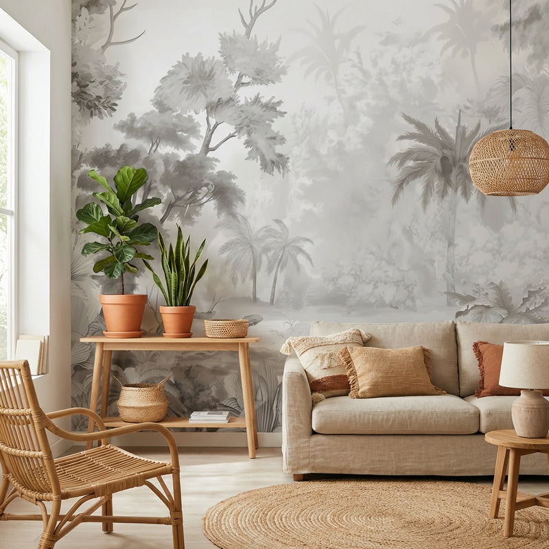 Black and White Wallpaper | Deep Jungle