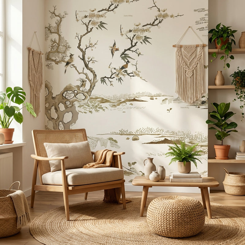 Wallpaper | Artistic Nature Mural
