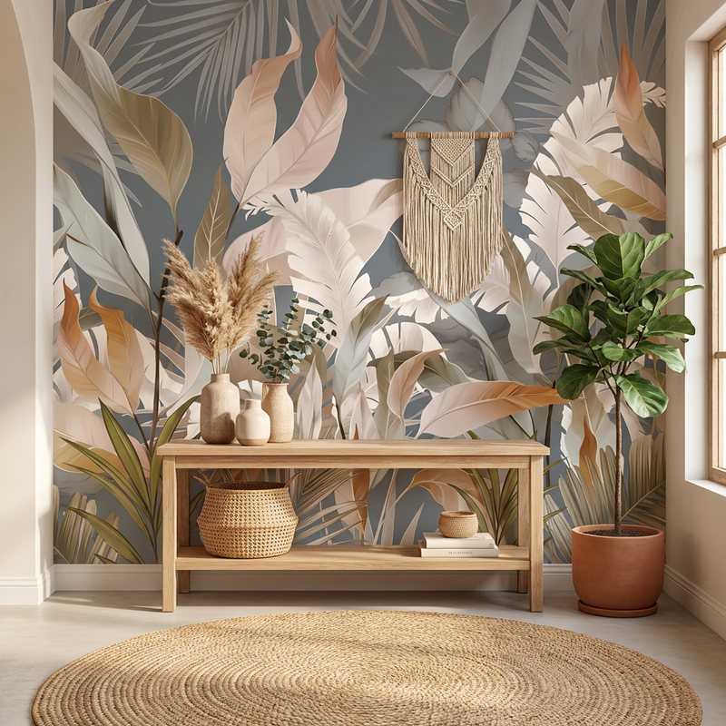 Wallpaper | Tropical Leaves Harmony