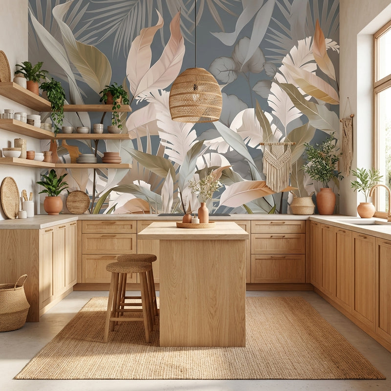 Wallpaper | Tropical Leaves Harmony