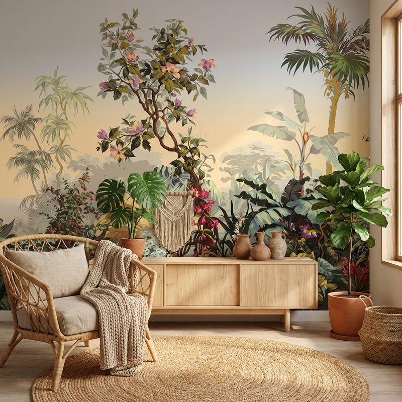 Wallpaper | Exotic Garden Panorama