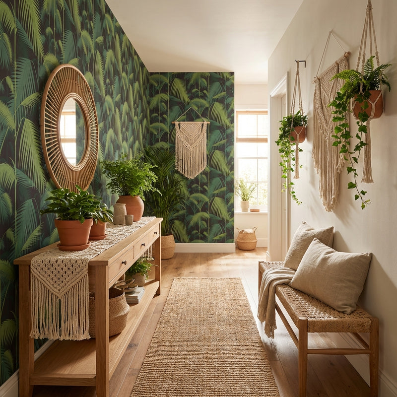 Wallpaper | Deep Green Palm Forest