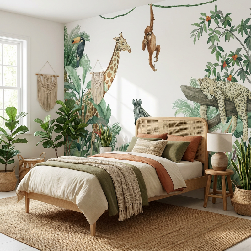 Montessori Wallpaper | Wild Friends