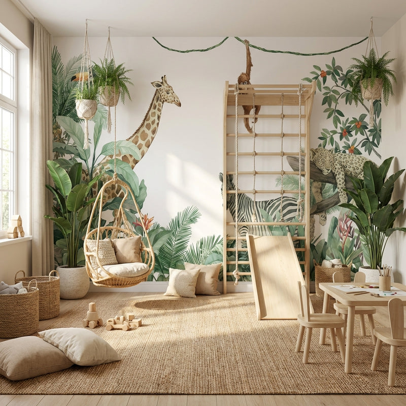 Montessori Wallpaper | Wild Friends