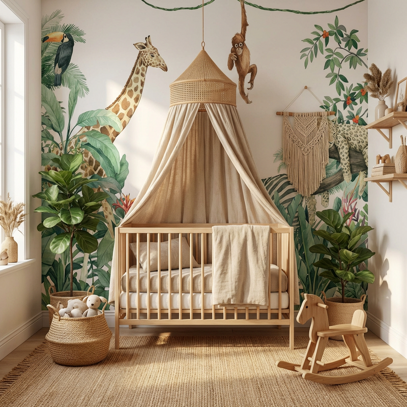 Montessori Wallpaper | Wild Friends