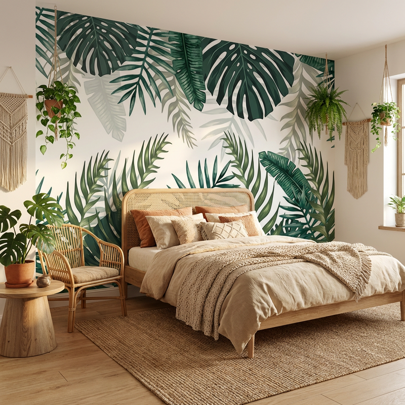Wallpaper | Tropical Monstera Pattern