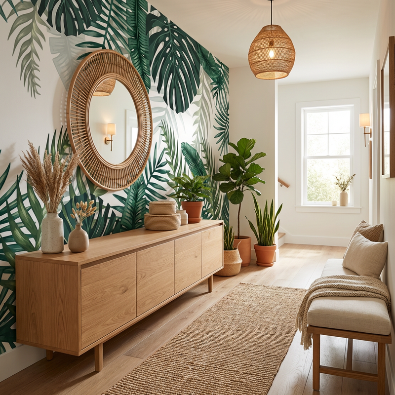 Wallpaper | Tropical Monstera Pattern