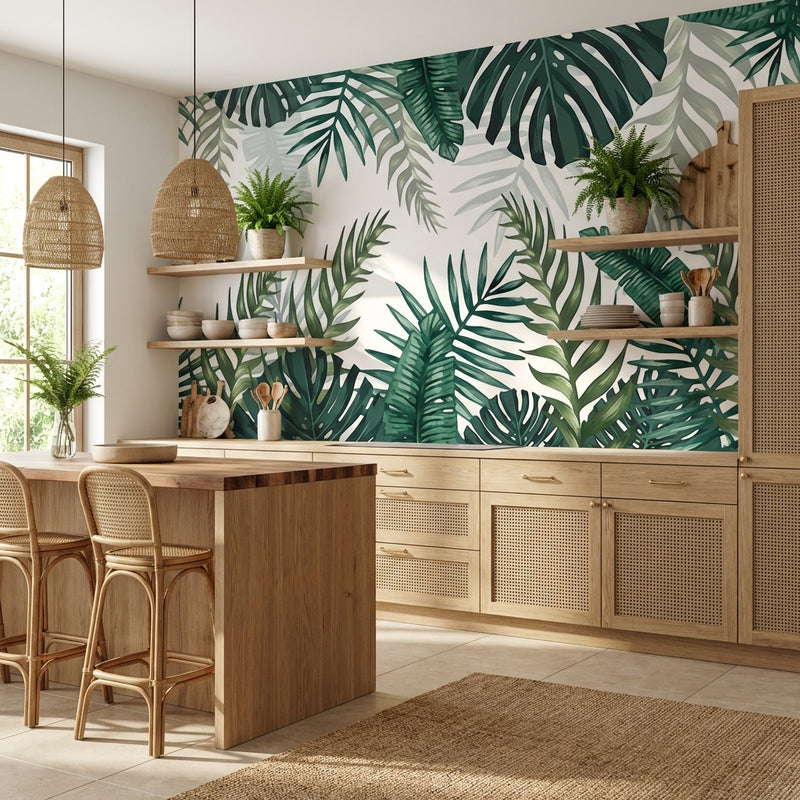 Wallpaper | Tropical Monstera Pattern