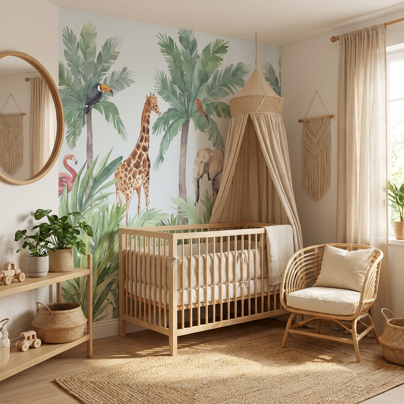 Montessori  Wallpaper | Jungle Discovery