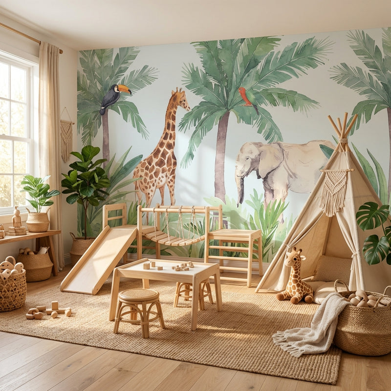Montessori  Wallpaper | Jungle Discovery