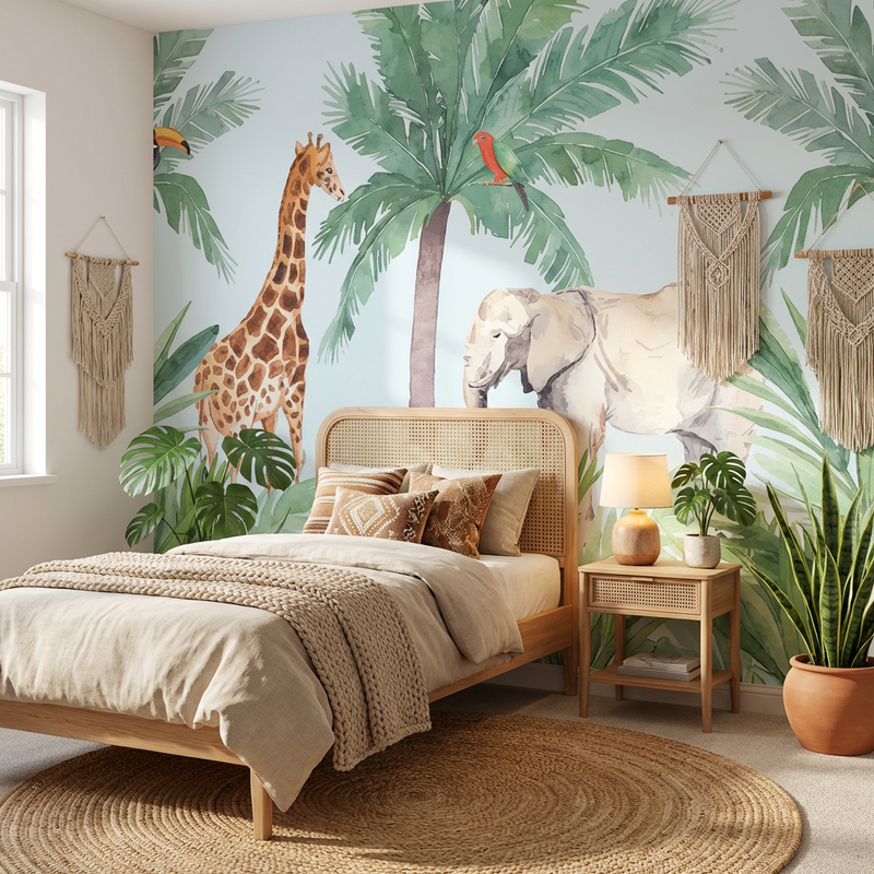 Montessori  Wallpaper | Jungle Discovery