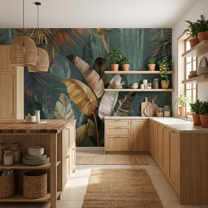 Wallpaper | Elegant Tropical Plumes