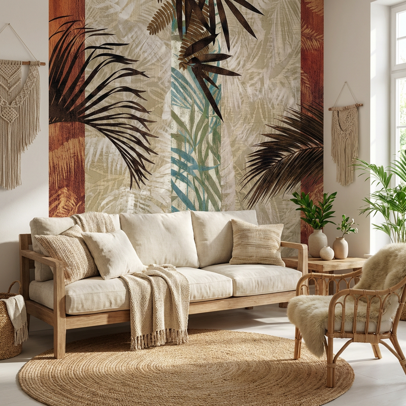 Wallpaper | Earthy Palm Design
