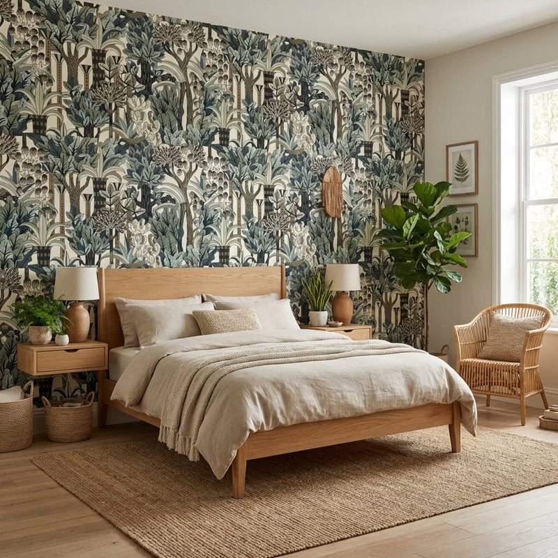 Wallpaper | Graphic Botanical Forest