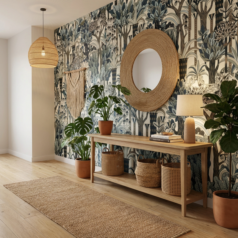 Wallpaper | Graphic Botanical Forest