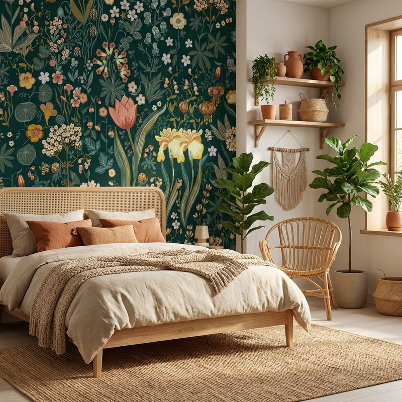 Wallpaper | Enchanted Botanical Garden