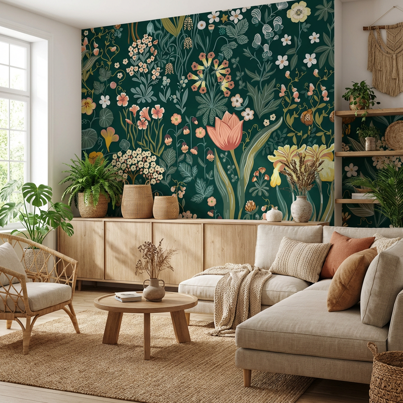 Wallpaper | Enchanted Botanical Garden