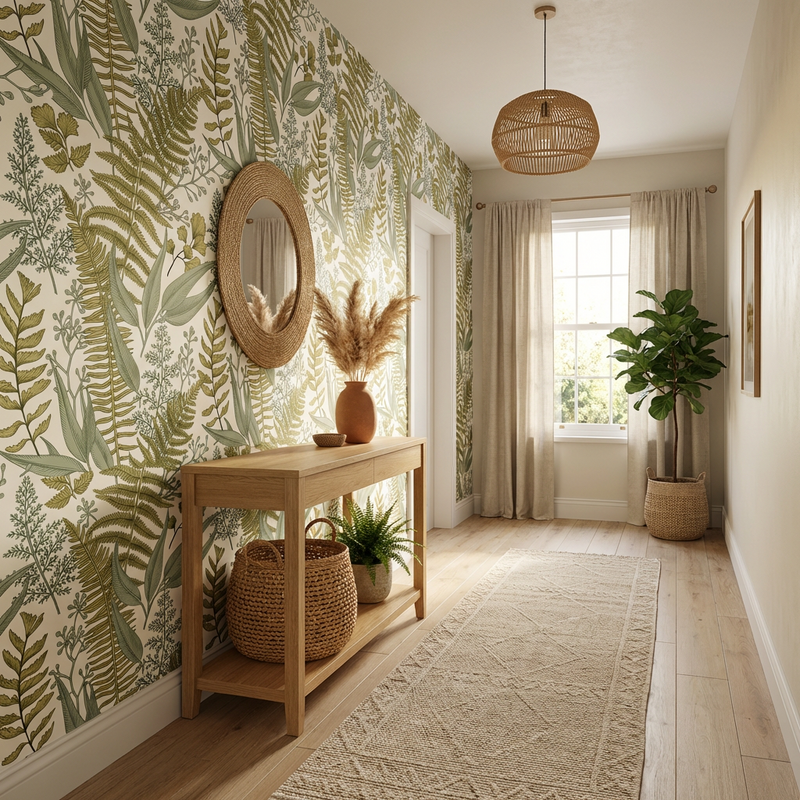 Wallpaper | Soft Botanical Ferns