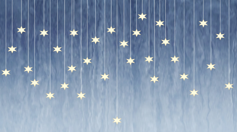 Montessori Wallpaper | Sweet Starry Night