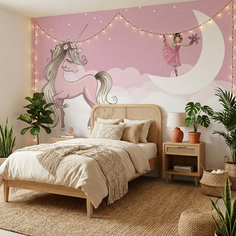 Montessori Wallpaper | Unicorn & Fairy Dreams