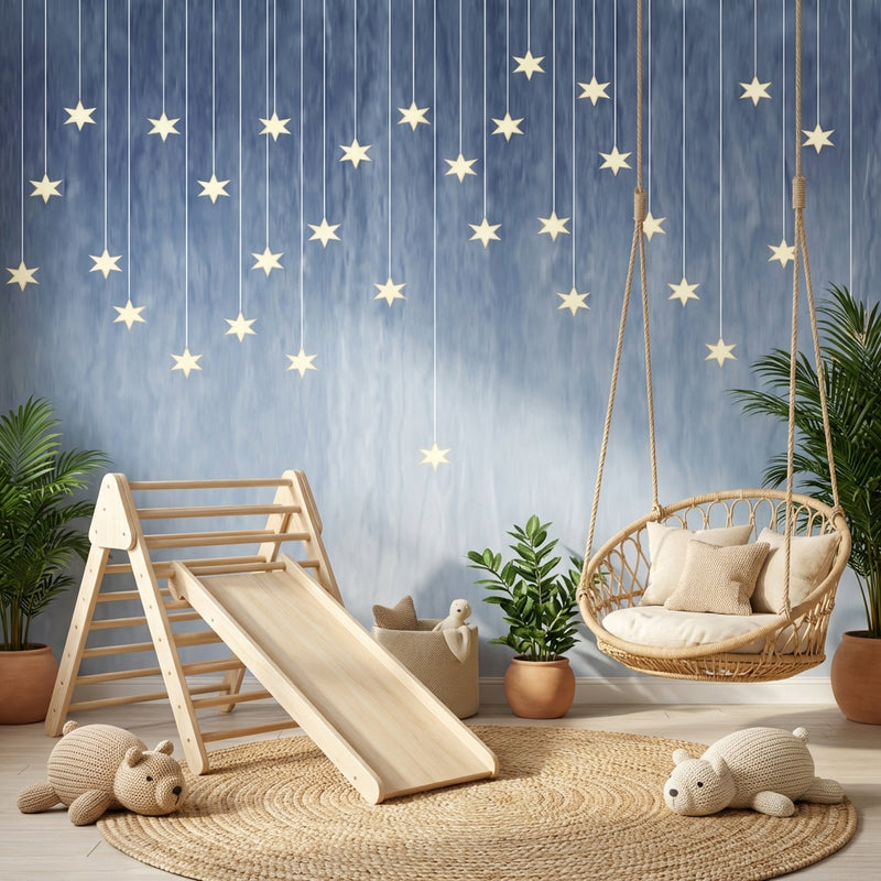 Montessori Wallpaper | Sweet Starry Night