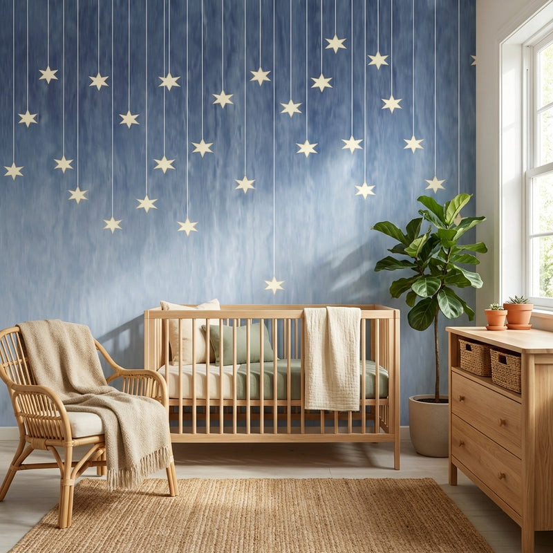 Montessori Wallpaper | Sweet Starry Night