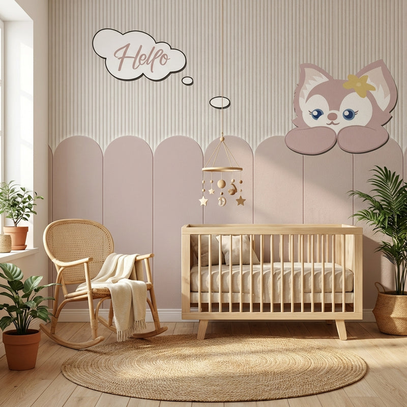 Montessori Wallpaper | Gentle Fox Nursery