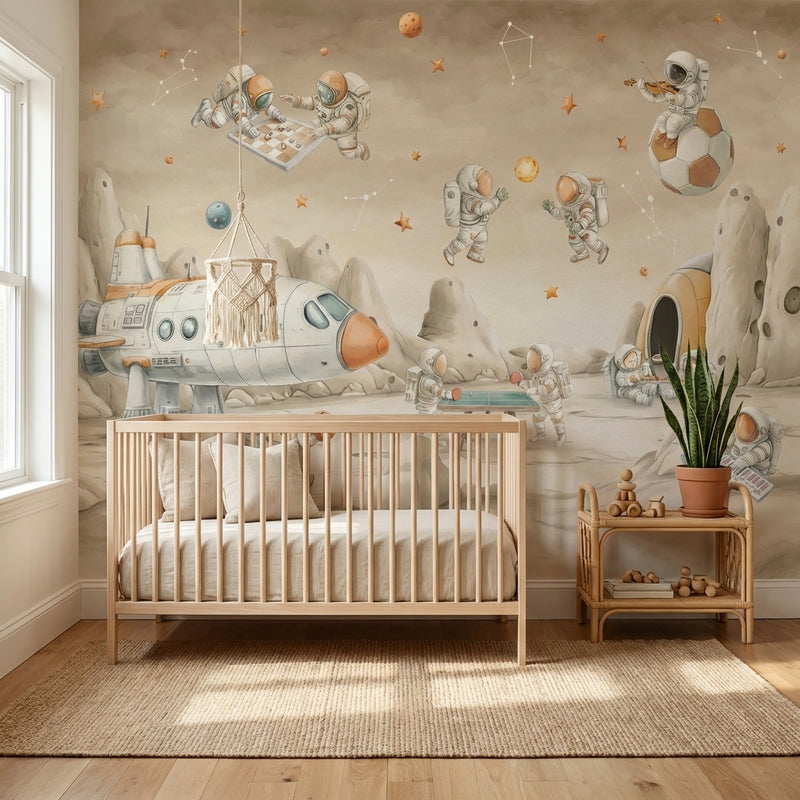 Montessori Wallpaper | Space Astronaut