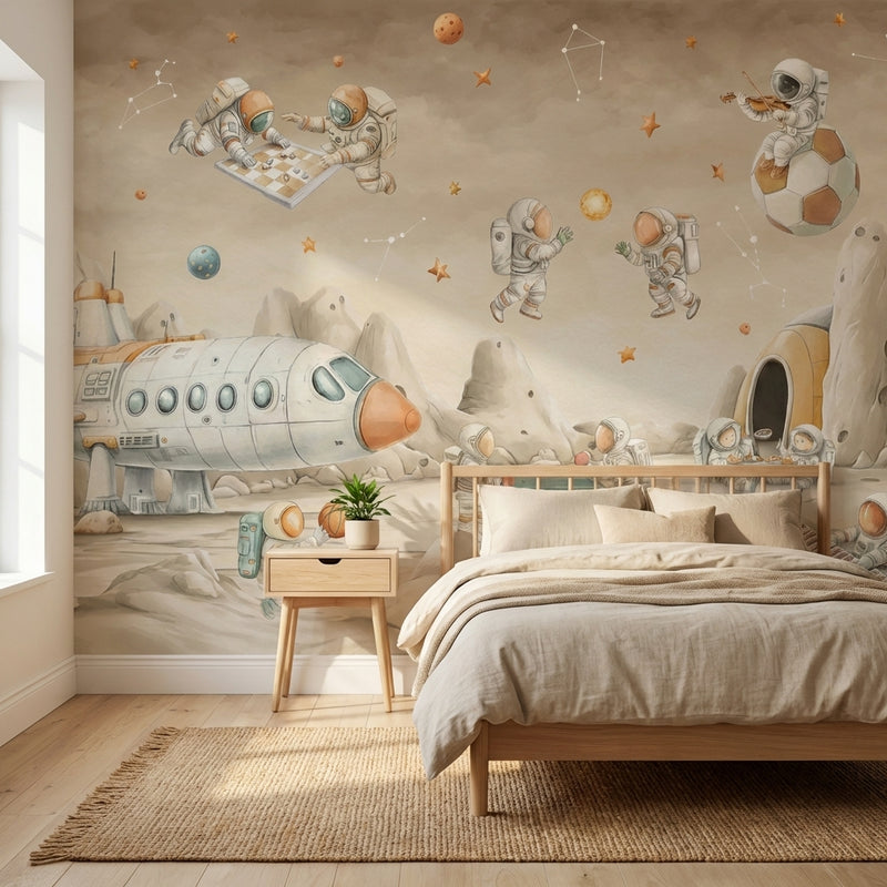 Montessori Wallpaper | Space Astronaut